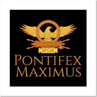 Pontifex Maximus Roman High Priest Ancient Myth Saturnalia Posters and Art